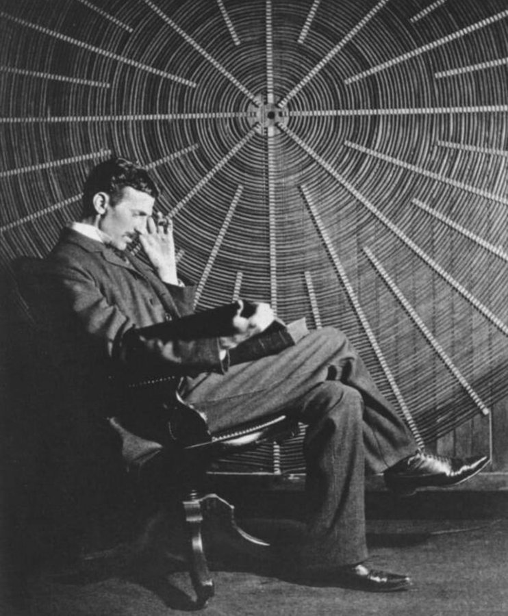 Nicola Tesla voor antenne